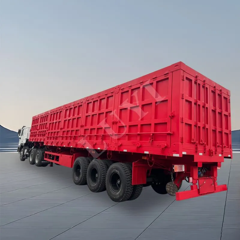 3 - Axa 60-80 tonă Semi-trailer lateral de descărcare