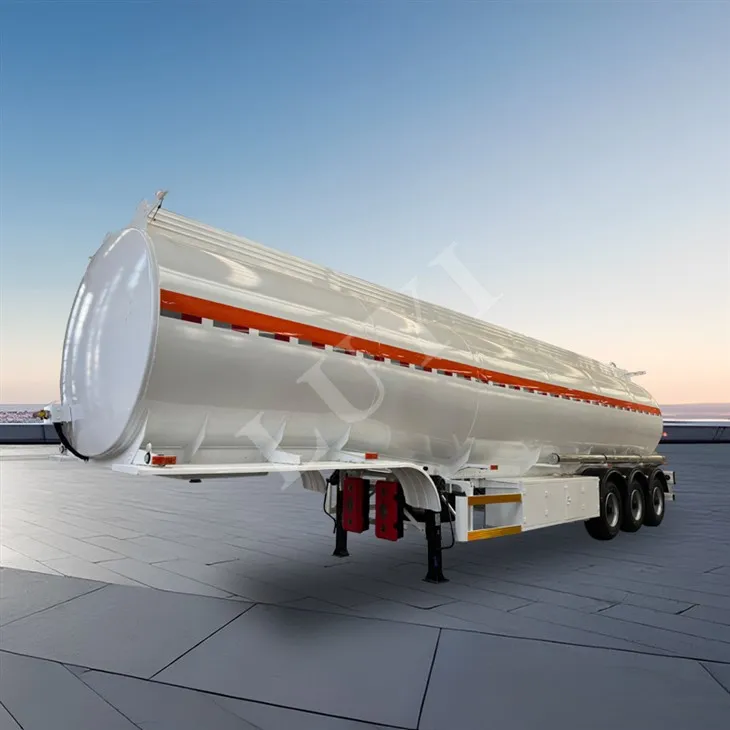 3 - Axa de 60 de tone 45.000 litri rezervor de ulei din oțel carbon semi-trailer