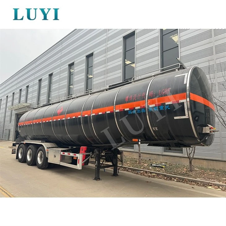 3 Axle 41,000 Liter Liquid Tank Semi Trailer factory
