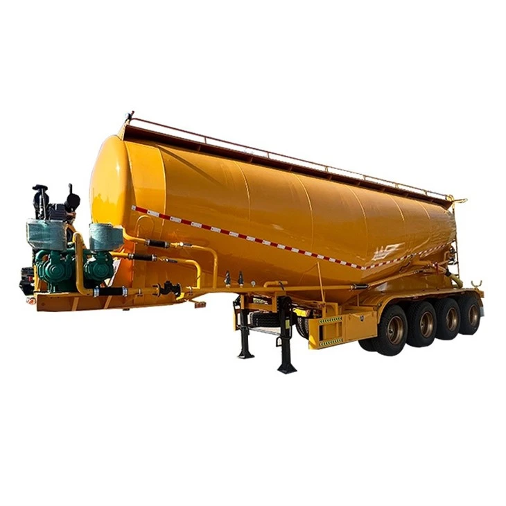 4-Axle 50m³ Carbon Steel Cement Tanker best