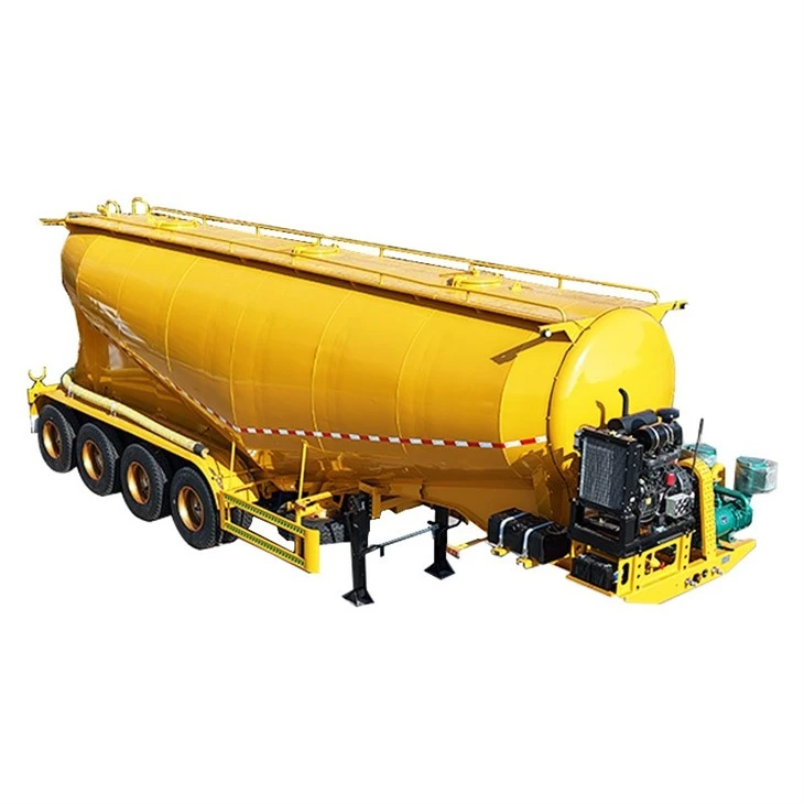 4-Axle 50m³ Carbon Steel Cement Tanker price