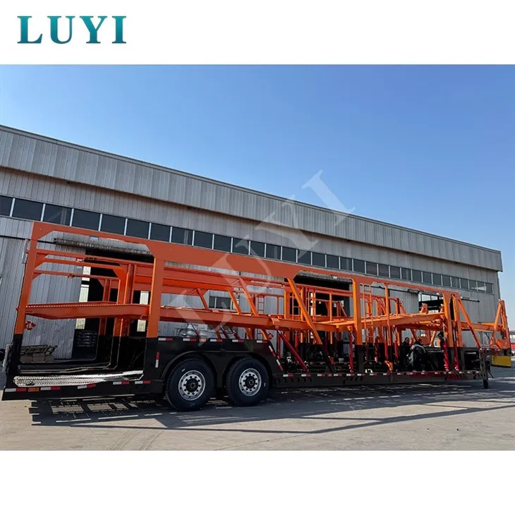 Semiremorcă de transport spațial cu 2-axe și 8 locuri de parcare cu eficiență-înaltă