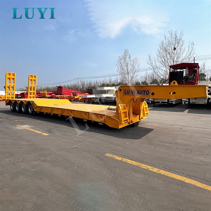Professional Four Axle Gooseneck Lowbed Supplier best