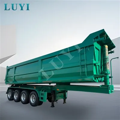 Remorcă semi -remorcă dreptunghiulară cu 4 axe semi -remorcă