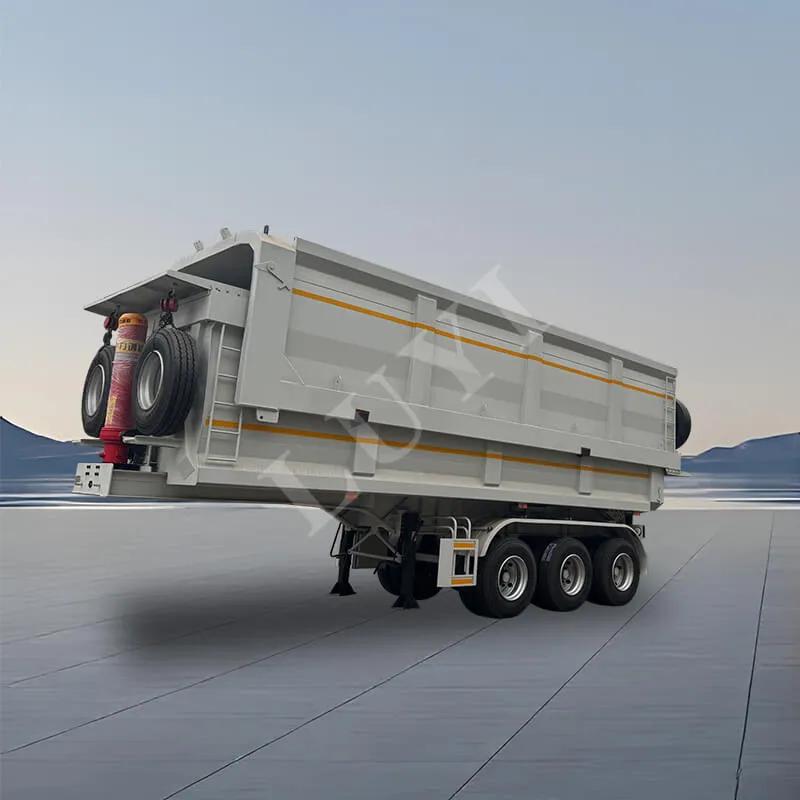 Trei - ax 60 - 80 tone spate - Tipping Dump Semi-trailer
