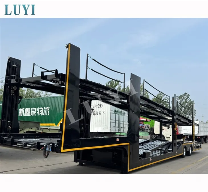 Remorcă pentru camion, trei osii, 8 cărucioare, capacitate de încărcare 10001-15000 kg